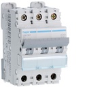 Disjoncteur 1A 3P 6-10kA Courbe D 3modules NGN301
