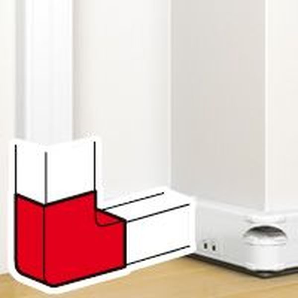 Angle Plat 90° Pour Goulotte À Clippage Direct Mosaic 50X130 legrand 075643
