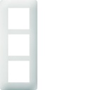 Plaque de finition Essensya 3 postes Pure entraxe 57 mm WE407