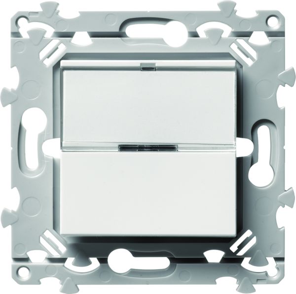 InterBP Duo Essensya va et vient ou bouton poussoir porte étiquette Pure WE025