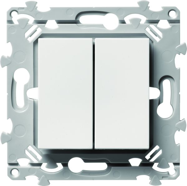 Double InterBP Duo Essensya va et vient ou bouton poussoir à griffes Pure WE044G