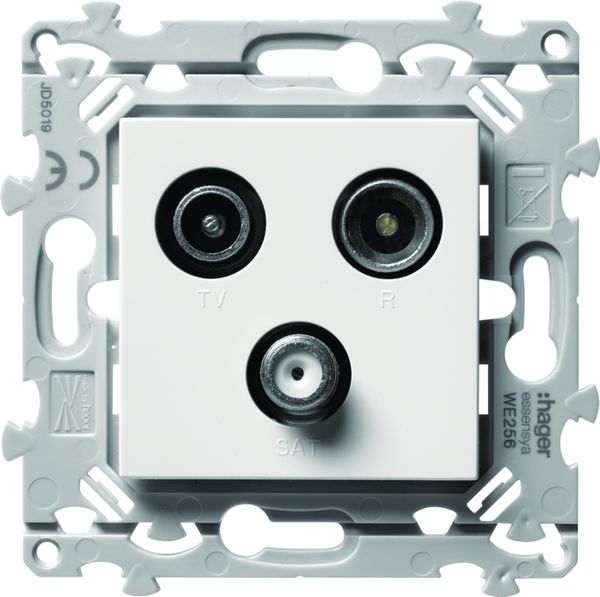 Prise Essensya TV+FM+SAT directe Pure WE256