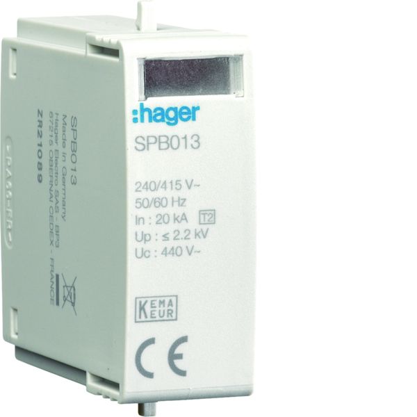 Cartouches pour parafoudre de type 2 Imax 40kA SPB013