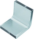 Angle vertical 2 compartiments 28mm x 190mm pour sol béton UKK190282