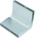 Angle vertical 2 compartiments 28mm x 240mm pour sol béton UKK240282