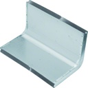 Angle vertical 2 compartiments 28mm x 340mm pour sol béton UKK340282