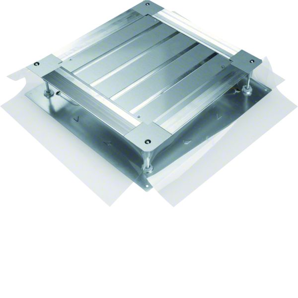 Boîte de jonction acier 340 mm avec jupes pour hauteur de chape 120-170 mm UDB3120170