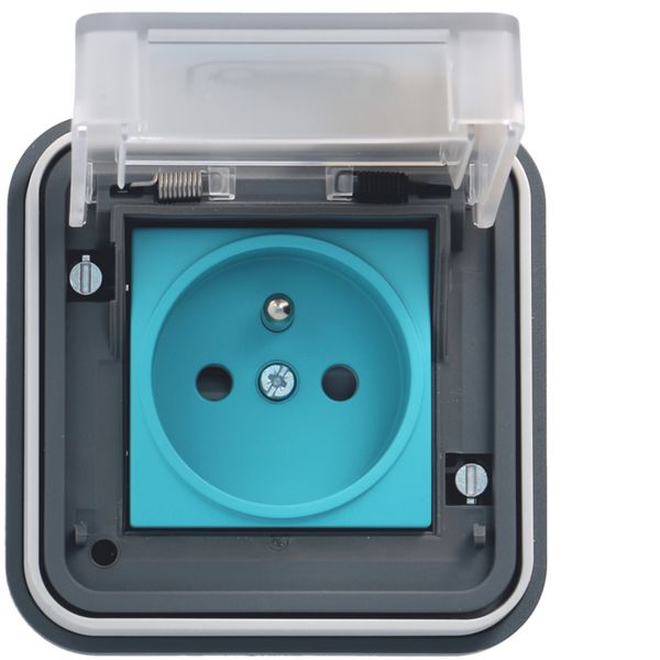 witty prise 2P+T IP55, M2+ encastrée, 3,7 KW, pour recharge véhicule électrique XEV081