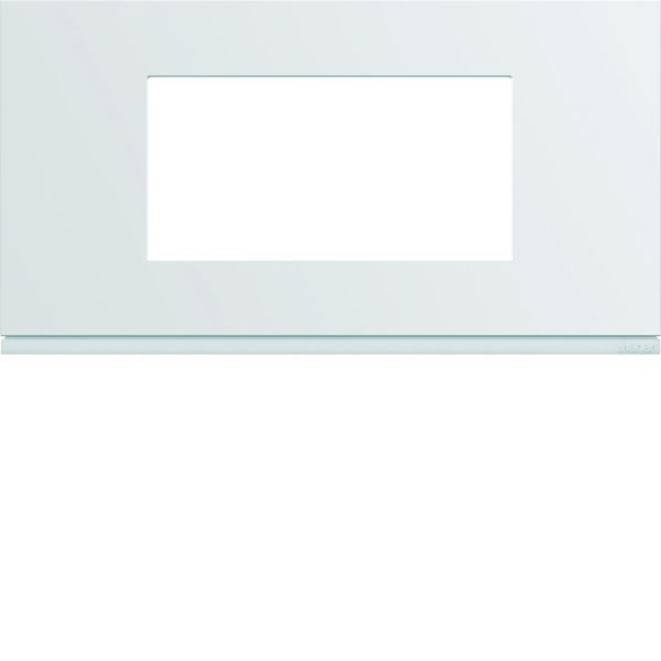 Plaque de finition Gallery 4 modules Pure entraxe 71 mm WXP0004