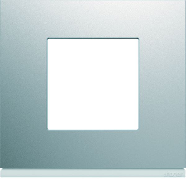 Plaque de finition Gallery 1 poste Titane WXP0102