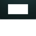 Plaque de finition Gallery 4 modules Nuit entraxe 71 mm WXP0204