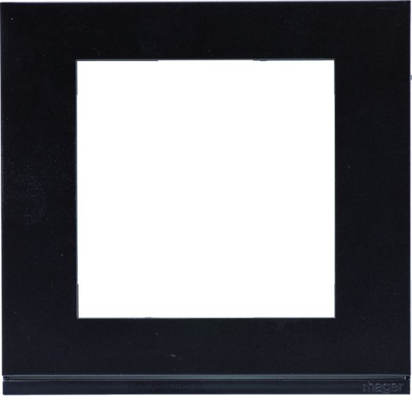 Plaque gallery plastique pour thermostat KNX WKT510 et WKT511 gallery noir WXP0209