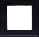 Plaque gallery plastique pour thermostat KNX WKT510 et WKT511 gallery noir WXP0209