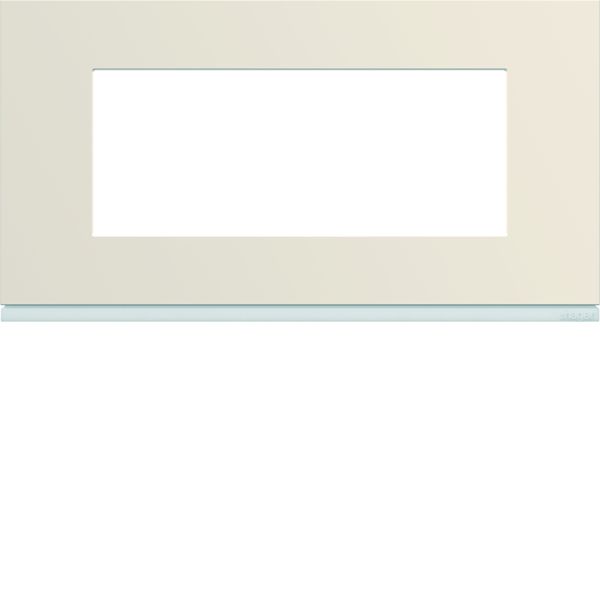 Plaque de finition Gallery 5 modules Dune entraxe 71 mm WXP0305