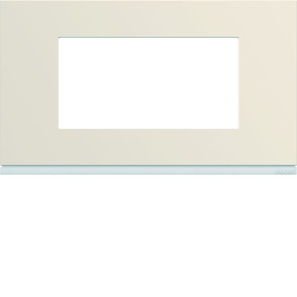 Plaque de finition Gallery 4 modules Dune entraxe 57 mm WXP0334