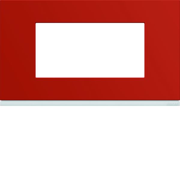 Plaque de finition Gallery 4 modules Eglantine entraxe 57 mm WXP0634