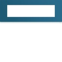 Plaque de finition Gallery 8 modules River entraxe 71 mm WXP0708