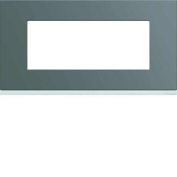 Plaque de finition Gallery 5 modules Taupe entraxe 71 mm WXP0905