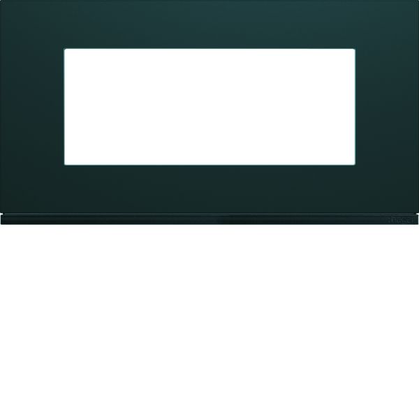 Plaque de finition Gallery 5 modules Anthracite entraxe 71 mm WXP1005