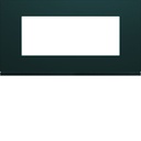 Plaque de finition Gallery 5 modules Anthracite entraxe 71 mm WXP1005