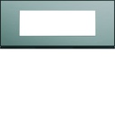 Plaque de finition Gallery 6 modules Acier entraxe 57 mm WXP2106