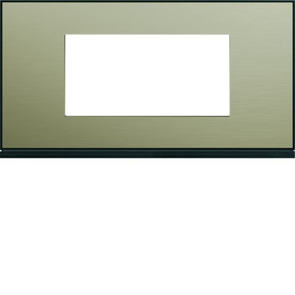 Plaque de finition Gallery 4 modules Bronze entraxe 71 mm WXP2204