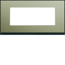 Plaque de finition Gallery 5 modules Bronze entraxe 71 mm WXP2205