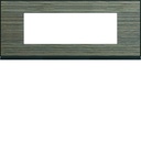 Plaque de finition Gallery 6 modules Pecan entraxe 57 mm WXP2406