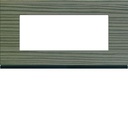 Plaque de finition Gallery 5 modules Grey wood entraxe 71 mm WXP4805