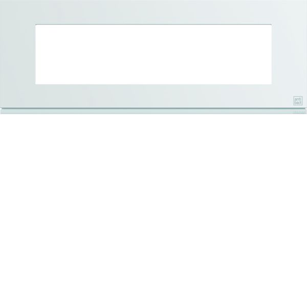 Plaque de finition Gallery 8 modules Antibactérien entraxe 71 mm WXP9908