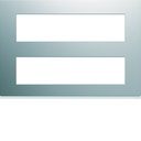 Plaque de finition Gallery 16 modules Titane entraxe 71 mm WXP0196