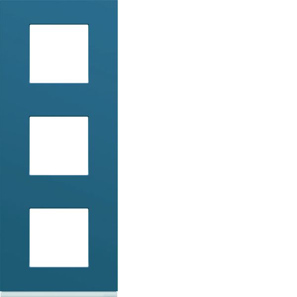 Plaque de finition Gallery 3 postes verticale River entraxe 71 mm WXP0743