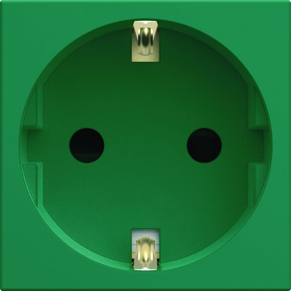 Prise de courant Gallery 2P+T Schuko Vert WXF160V