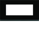 Plaque de finition Gallery 5 modules Midnight glass entraxe 71 mm WXP4105
