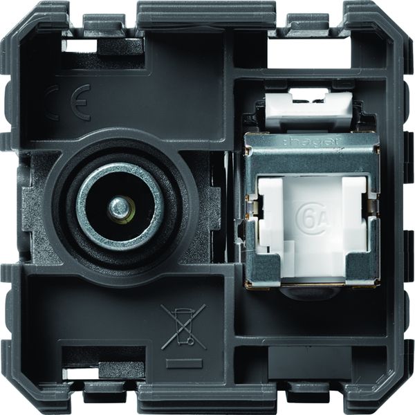 Prise Gallery TV + RJ45 2 modules WXF240