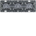 Prise de courant Gallery 2P+T triple pré cablées WXF123