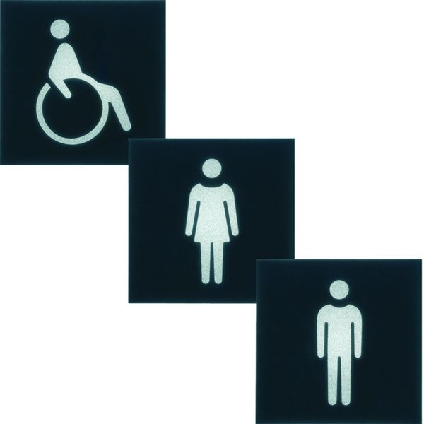 Etiquette pour voyant gallery 2 modules WC WXA604