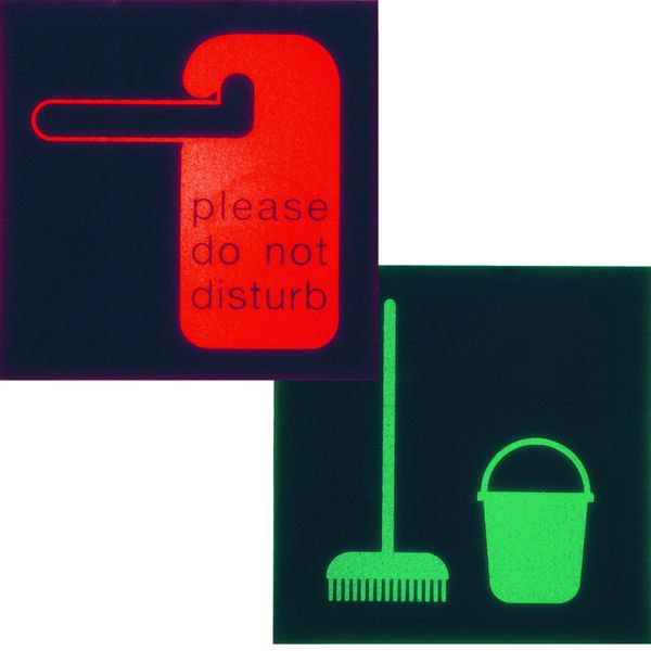 Etiquette pour voyant gallery 2 modules hotel WXA606