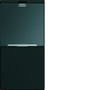 Enjoliveur Gallery interrupteur avec porte étiquette 1 module , finition Night WXD012N