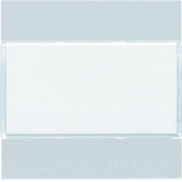 Enjoliveur 2 boutons poussoirs KNX gallery titane WXE302T