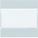 Enjoliveur 2 boutons poussoirs KNX gallery titane WXE302T