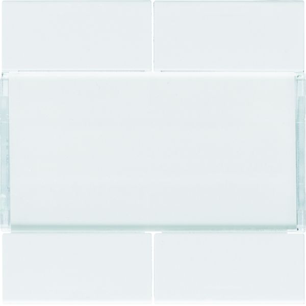 Enjoliveur 4 boutons poussoirs KNX gallery pure WXE304B