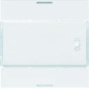 Enjoliveur 2 boutons poussoirs KNX gallery LED pure WXE312B