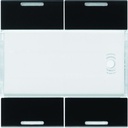 Enjoliveur 4 boutons poussoirs KNX gallery LED night WXE314N