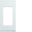 Plaque de finition Gallery 1 module Pure entraxe 71 mm WXP0001