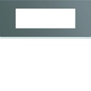 Plaque de finition Gallery 6 modules Taupe entraxe 57 mm WXP0906