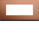 Plaque de finition Gallery 5 modules Copper alu entraxe 71 mm WXP4605