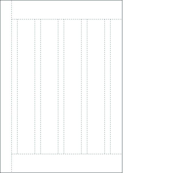 Jeu de 10 feuilles de repérage A4 pré-découpées pour Gamma 13 et 18 GZ31A