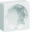 Boîte saillie simple pour mécanisme Ateha Associable Blanc WJA681B