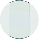 ateha Interrupteur ou poussoir à fermeture 1F porte-étiquette 1F associable WJA025B